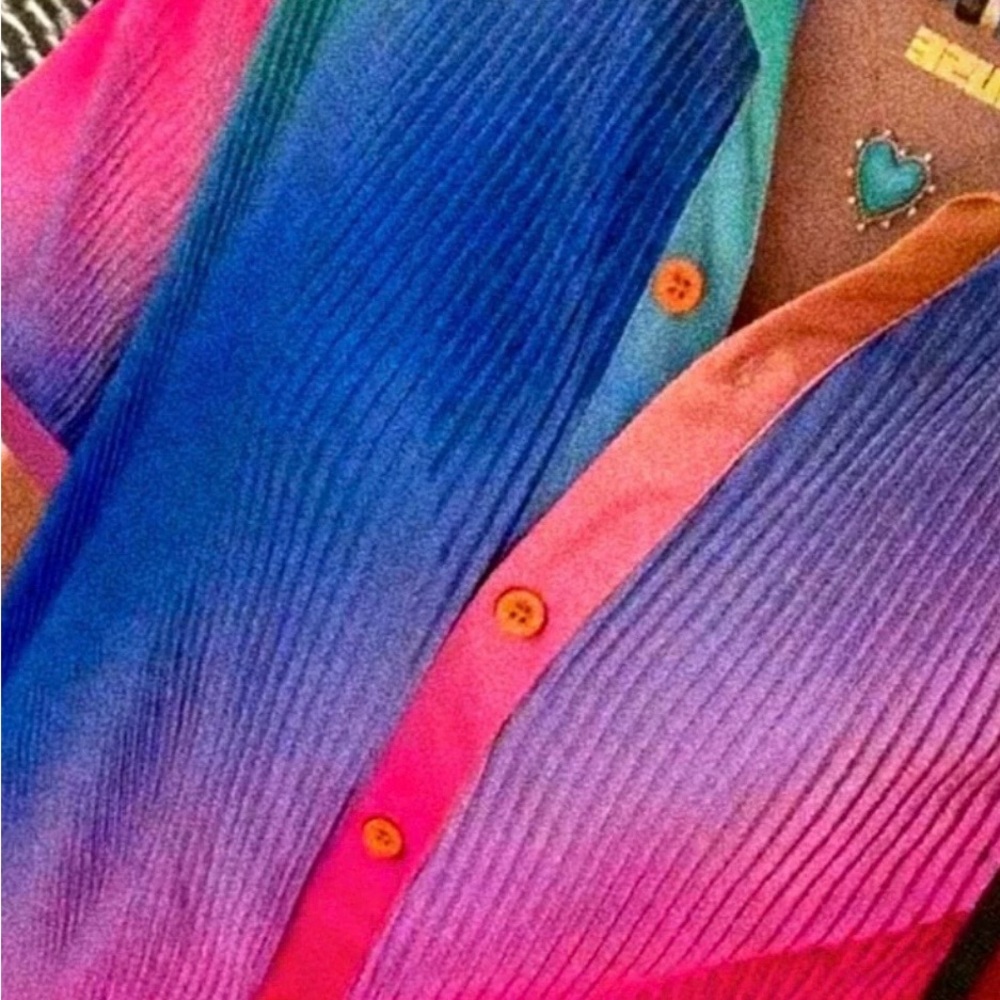 Dressed in LALA Multicolor Gradient Dress